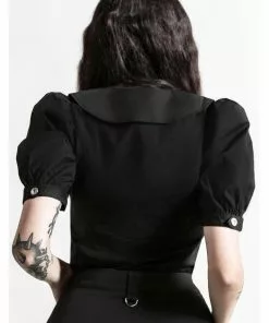 Killstar Kikimora Cross Top Black