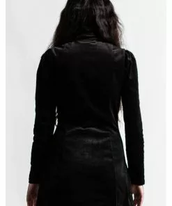 Killstar F Major Cross Corduroy 60's Dress Black 8 Killstar F Major Cross Corduroy 60's Dress Black