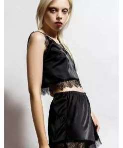 New In Killstar Lace Of Spades Set Black