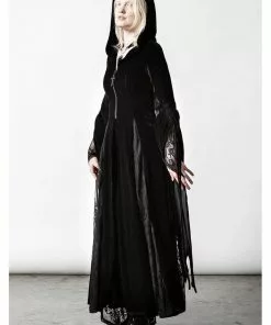 New In Killstar Dark Decent Velvet Duster Black 7 New In Killstar Dark Decent Velvet Duster Black