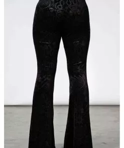 New In Killstar Magick Mourning Velvet Flare 70's Trousers Black 7 New In Killstar Magick Mourning Velvet Flare 70's Trousers Black
