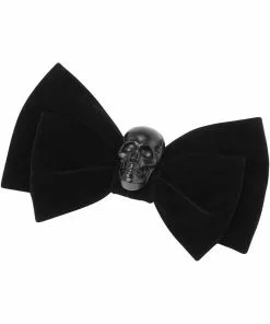 Killstar Bow Down Skull Hairclip New In