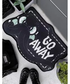 New In Killstar Go Away Doormat Black