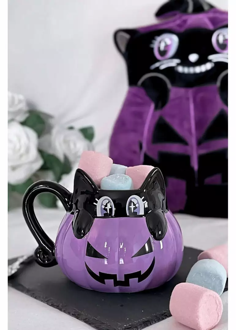 Killstar Meowloween Cat Mug 4 Killstar Meowloween Cat Mug