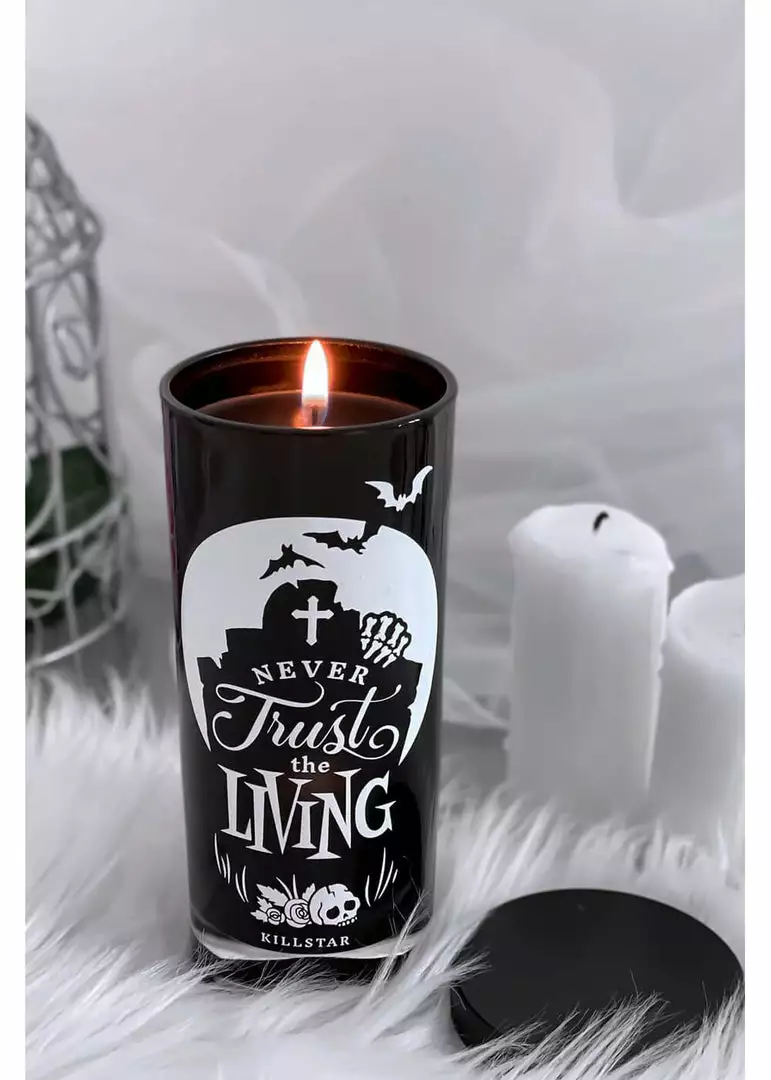 New In Killstar Never Trust The Living Candle Black 3 New In Killstar Never Trust The Living Candle Black