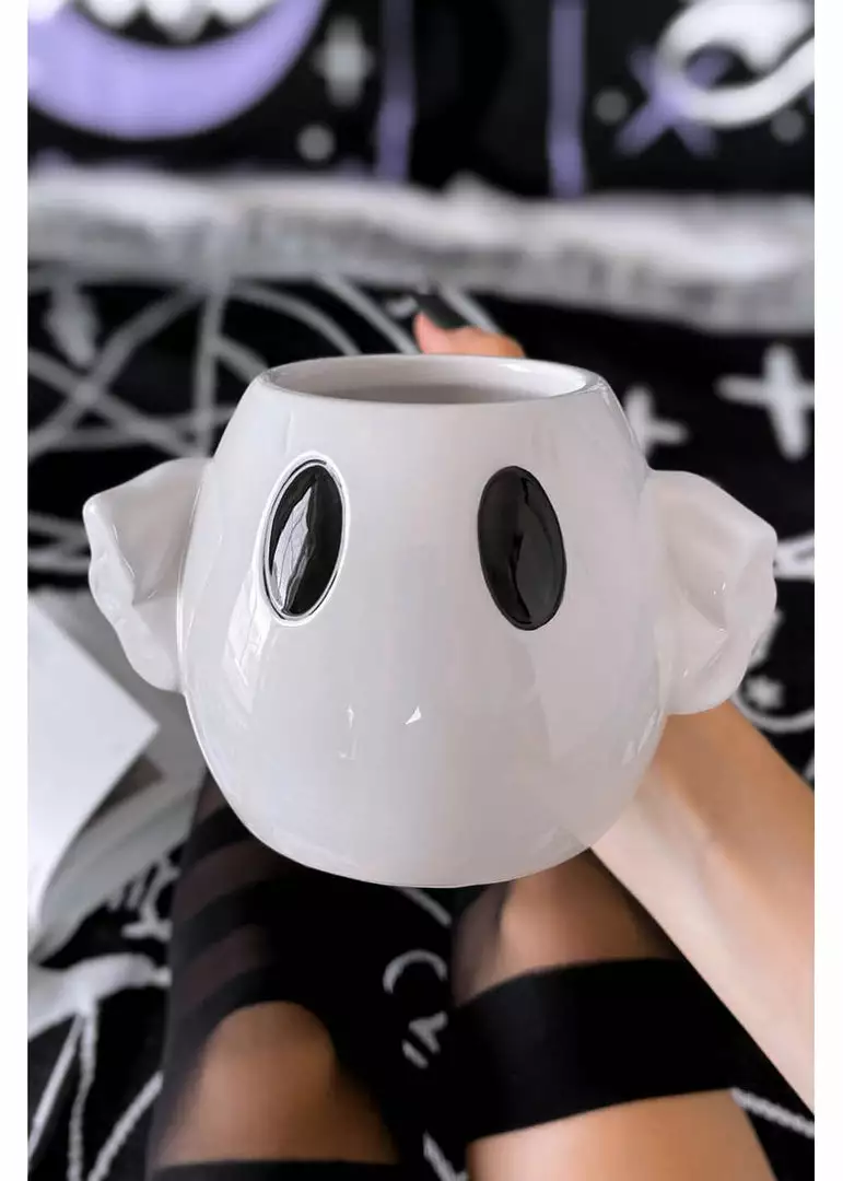 Killstar Ghost Mug White New In 3 Killstar Ghost Mug White New In