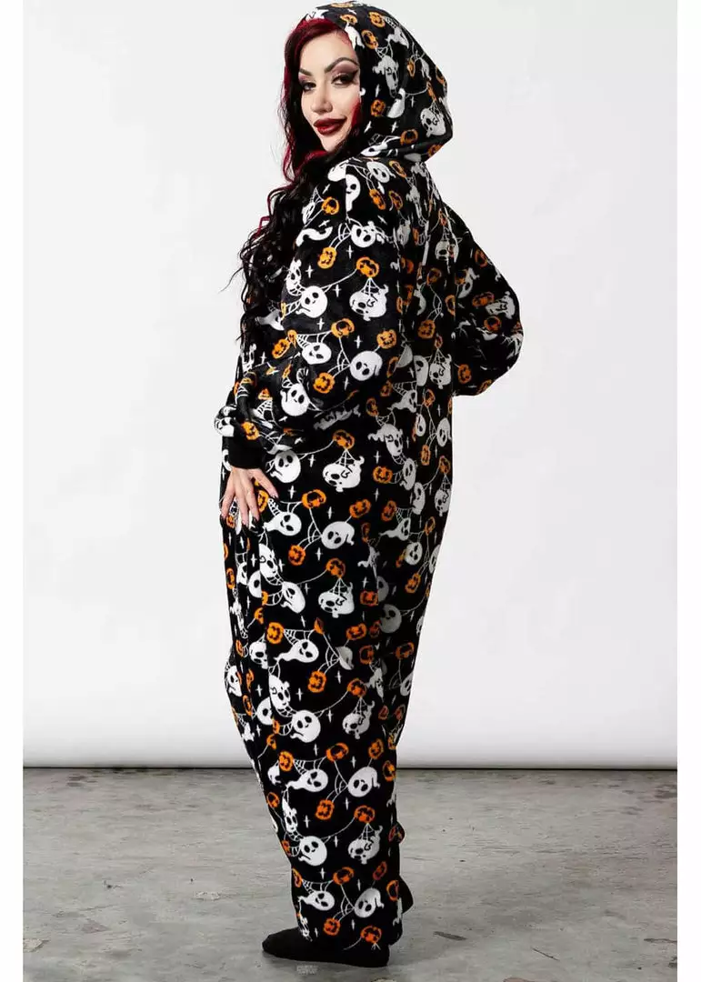 New In Killstar Haunted Pumpkin Onesie Black 5 New In Killstar Haunted Pumpkin Onesie Black