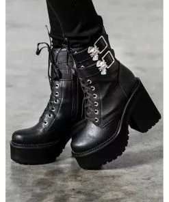 New In Killstar Belfry Bat Boots Black 5 New In Killstar Belfry Bat Boots Black