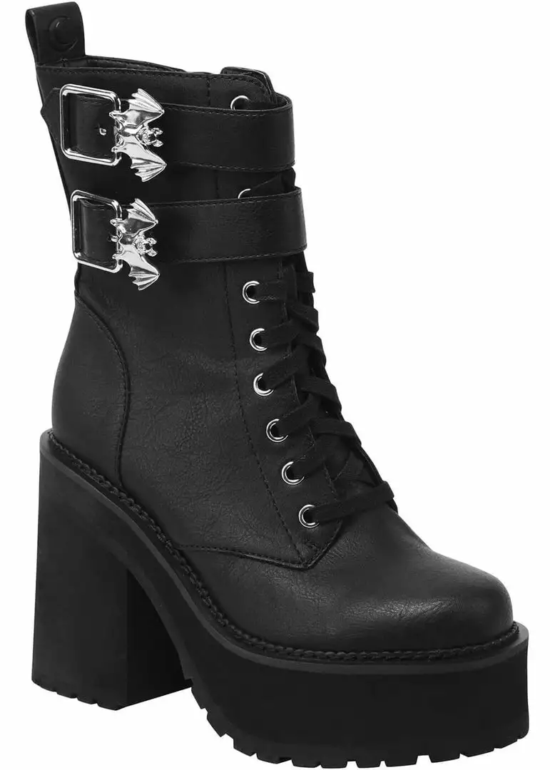New In Killstar Belfry Bat Boots Black 3 New In Killstar Belfry Bat Boots Black