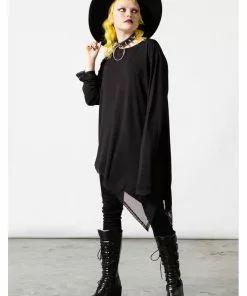 New In Killstar Manticore Mesh Top Black