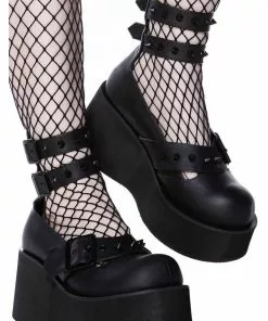 Killstar Bloody Mary Janes Shoes Black New In