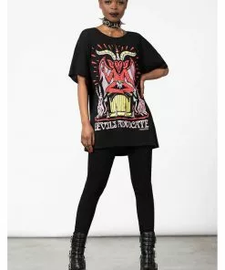 Killstar Devil Incarnate Relaxed Top Black New In 7 Killstar Devil Incarnate Relaxed Top Black New In