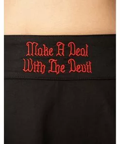 Killstar Covenant Skater Skirt Black