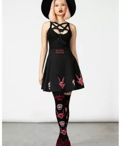 Killstar Covenant Skater Skirt Black 14 Killstar Covenant Skater Skirt Black