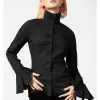 New In Killstar Feronia Shirt Blouse Black 1 New In Killstar Feronia Shirt Blouse Black
