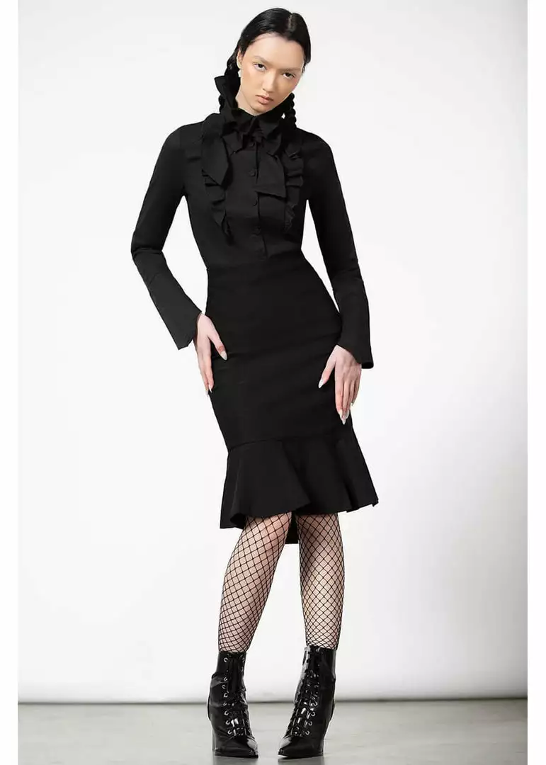 Killstar Hellisa Rue Shirt Blouse Black New In 5 Killstar Hellisa Rue Shirt Blouse Black New In