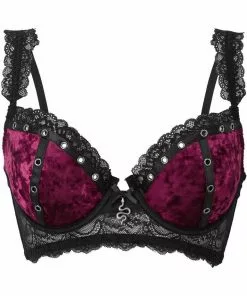 Killstar Sacred Spirits Velvet Bralet Bloodred New In