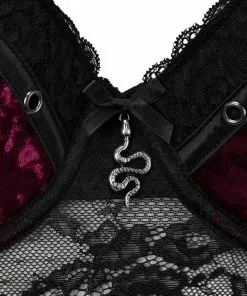 Killstar Mercy Lace Bra Bloodred New In 10 Killstar Mercy Lace Bra Bloodred New In