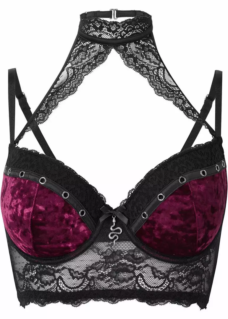Killstar Mercy Lace Bra Bloodred New In 3 Killstar Mercy Lace Bra Bloodred New In