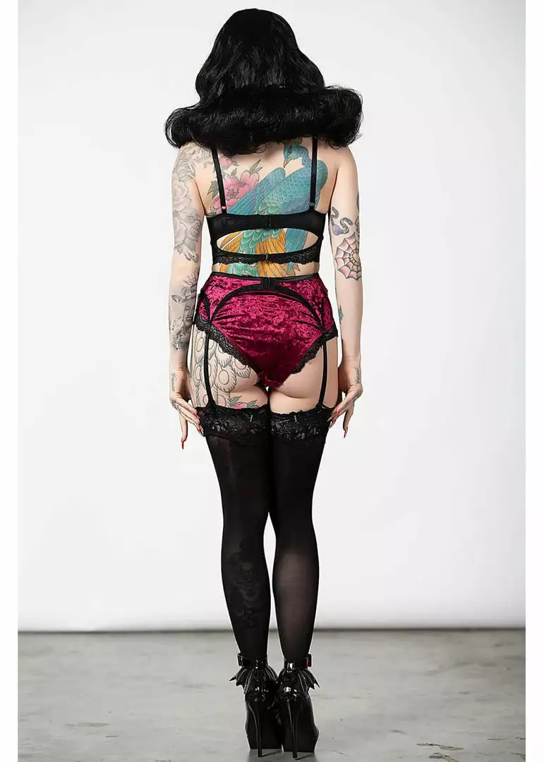 Killstar Mercy Lace Bra Bloodred New In 7 Killstar Mercy Lace Bra Bloodred New In