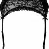 Killstar Mercy Lace Garter Belt Black 2 Killstar Mercy Lace Garter Belt Black