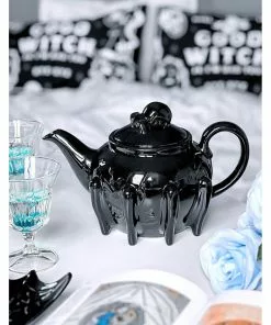 New In Killstar Arachnid Spider Teapot Black