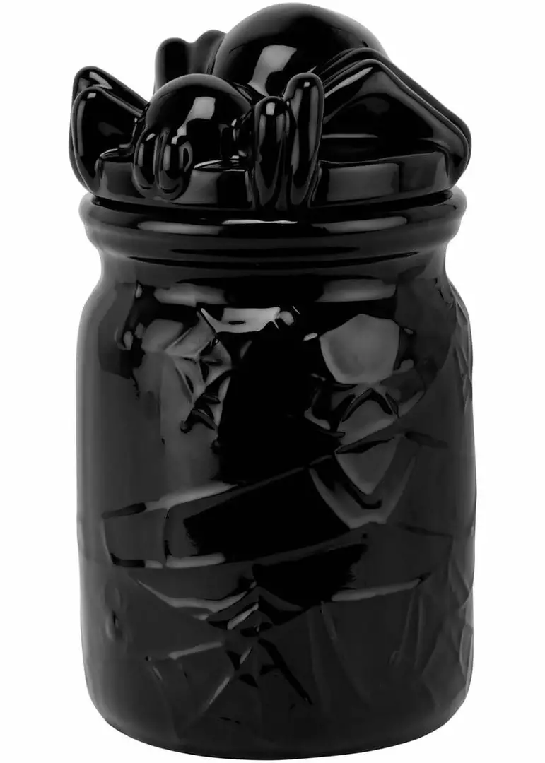 Killstar Arachnid Spider Ceramic Jar Black New In 3 Killstar Arachnid Spider Ceramic Jar Black New In