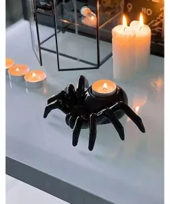 Killstar Arachnid Spider Tealight Holder Black