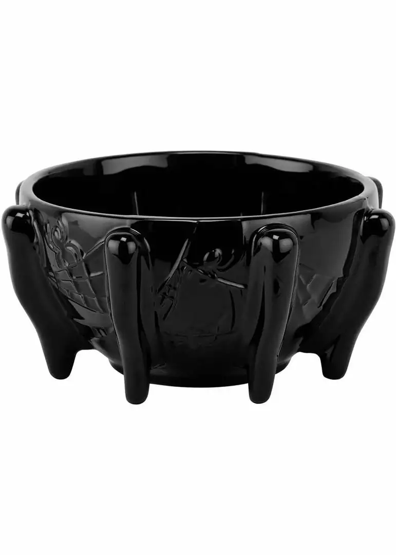 Killstar Arachnid Spider Bowl Black New In 3 Killstar Arachnid Spider Bowl Black New In