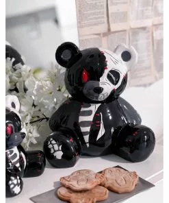 New In Killstar Teddy Ceramic Jar Black