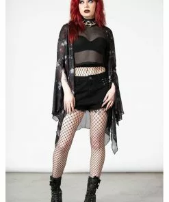 New In Killstar Fairy Moss Mesh Cover Up Black 10 New In Killstar Fairy Moss Mesh Cover Up Black