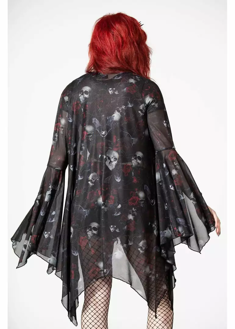 New In Killstar Fairy Moss Mesh Cover Up Black 3 New In Killstar Fairy Moss Mesh Cover Up Black