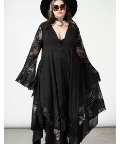 New In Killstar Misty Night 70's Maxi Dress Black 13 New In Killstar Misty Night 70's Maxi Dress Black