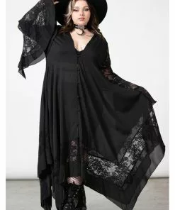 New In Killstar Misty Night 70's Maxi Dress Black 14 New In Killstar Misty Night 70's Maxi Dress Black