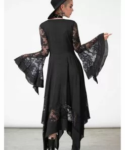 New In Killstar Misty Night 70's Maxi Dress Black 16 New In Killstar Misty Night 70's Maxi Dress Black
