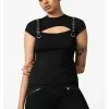 Killstar Trudy Keyhole Top Black New In 1 Killstar Trudy Keyhole Top Black New In