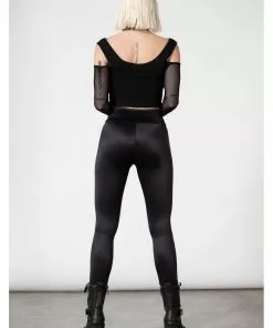 Killstar Hardcore Pentagram Leggings Black New In