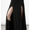 Killstar Hellverina Split Maxi Skirt Black New In 2 Killstar Hellverina Split Maxi Skirt Black New In