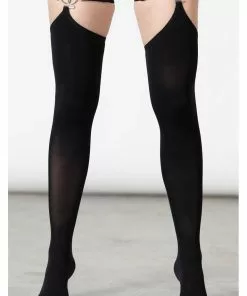New In Killstar Fiendish Stockings Black