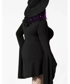 New In Killstar Hagatha Sorceress 70's Dress Black