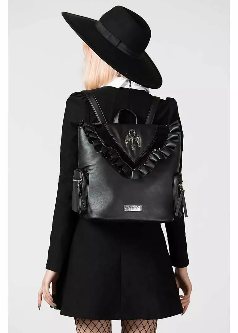 Killstar Lovela Backpack Black New In 5 Killstar Lovela Backpack Black New In