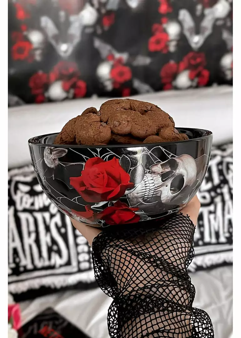 Killstar Haunted Garden Bowl Black New In 4 Killstar Haunted Garden Bowl Black New In