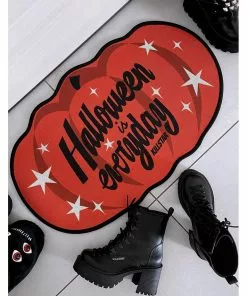Killstar Halloween Pumpkin Doormat Orange New In