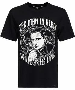 King Kerosin Mens Cash T-Shirt Black