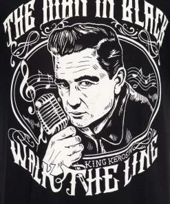 King Kerosin Mens Cash T-Shirt Black