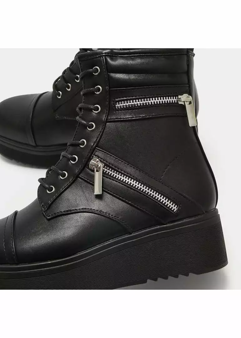 Koi Footwear Hoya Platform 80's Boots Black New In 6 Koi Footwear Hoya Platform 80's Boots Black New In