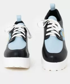 New In Koi Footwear Delicate Art Of A Wallflower Shoes Blue 12 New In Koi Footwear Delicate Art Of A Wallflower Shoes Blue