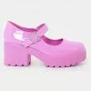 Koi Footwear Tira Patent 60's Mary Janes Pumps Wild Purple New In 2 Koi Footwear Tira Patent 60's Mary Janes Pumps Wild Purple New In