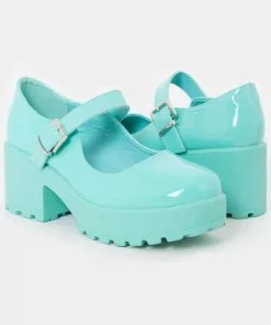 Koi Footwear Tira Patent 60's Mary Janes Mint New In 8 Koi Footwear Tira Patent 60's Mary Janes Mint New In