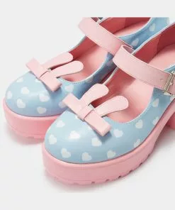 Koi Footwear Tira Little Bo Bunny Mary Janes Pumps Blue